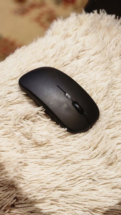 Мышь с блютуз/2.4 грц. Плоская