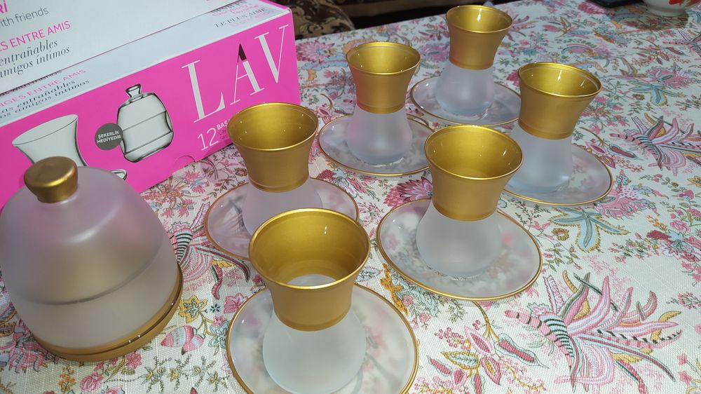 Турецкий чайный и кофейный сервиз от LE PLUS AIME