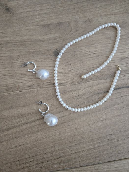 Vand set colier perle de cultura