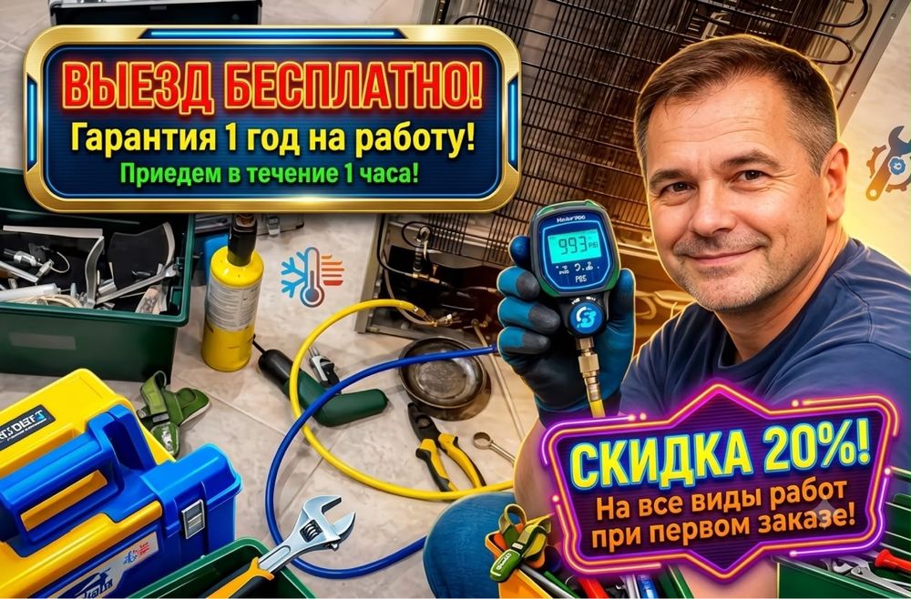 Ремонт холодильников на дому | Быстро | Гарантия | Все марки