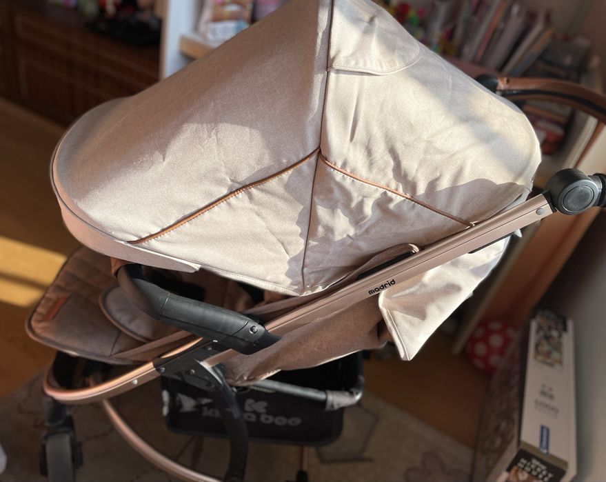 Бебешка количка 3в1 - комбинирана Kikka Boo - Madrid - Beige