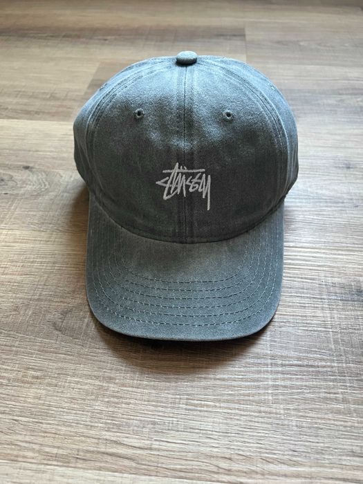 Șapcă Stussy Stock Low Pro Cap gri prespălat (washed grey) - Nouă
