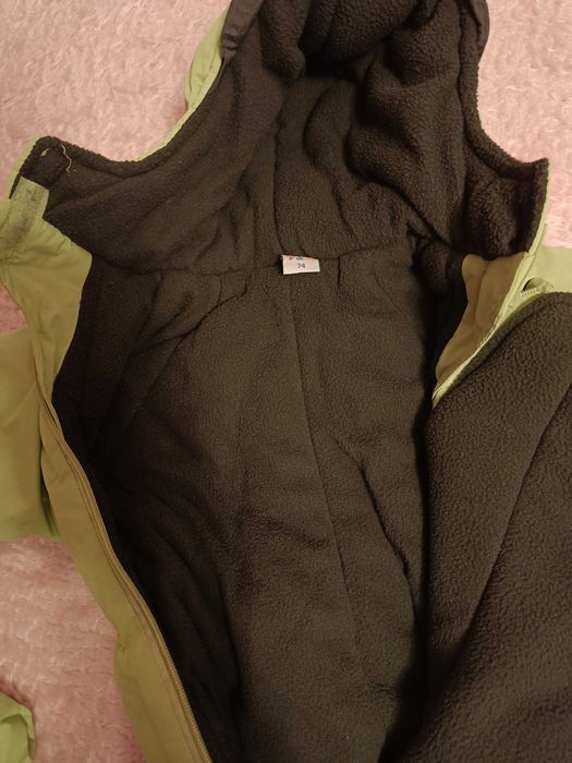 Детски ски екип с качулка 74см