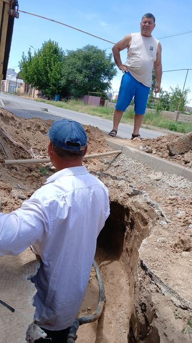 Капаем траншеи, прокол под асфальт, монтаж труба