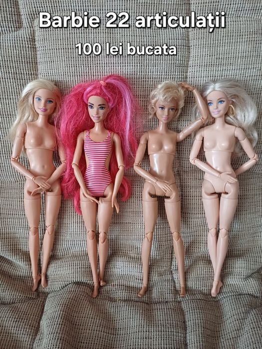 Păpuși barbie cu 22 articulații și altele