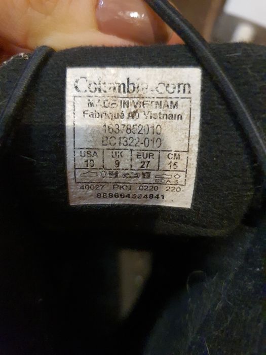 Ghete , cizme, bocanci copii columbia marimea 27