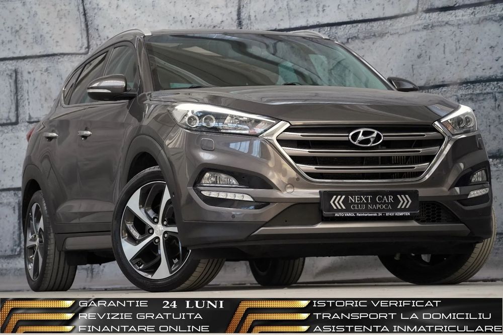 Hyundai Tucson GARANTIE 24 LUNI*RATE*4x4*185cp*Manuala*Piele*Navi*Ventilatie*Led*Full