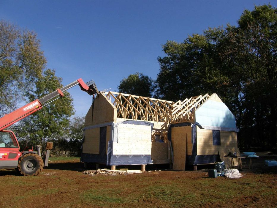Vand case pe structura din lemn