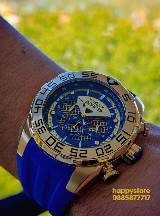 INVICTA Pogo Blue 50mm, Инвикта нов ръчен часовник