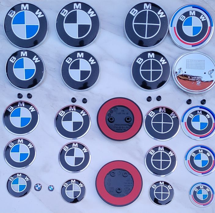 Емблема За БМВ С Подарък Тапи За Монтаж / BMW Емблеми За Всички Модели