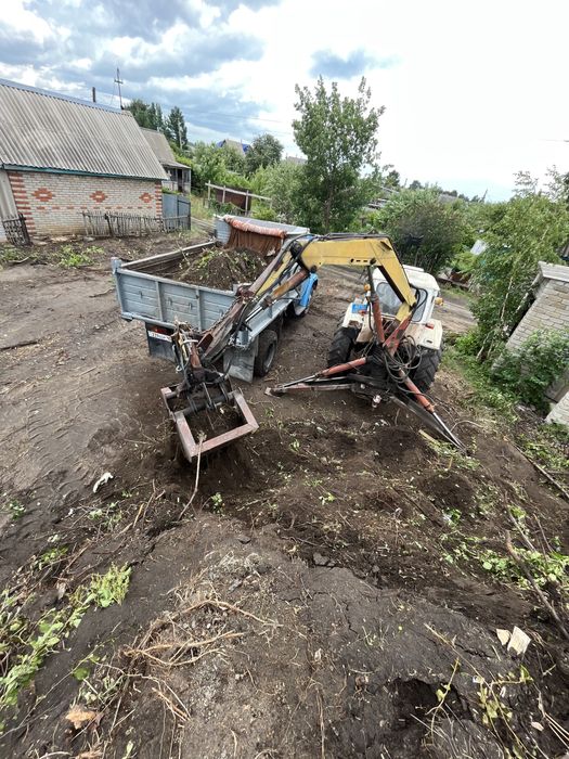 Услуга трактор Грейфера универсал вывоз мусор грузит ветки мусор ...