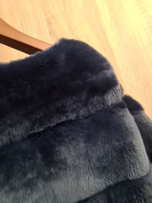 Палто от чинчила, естествен косъм