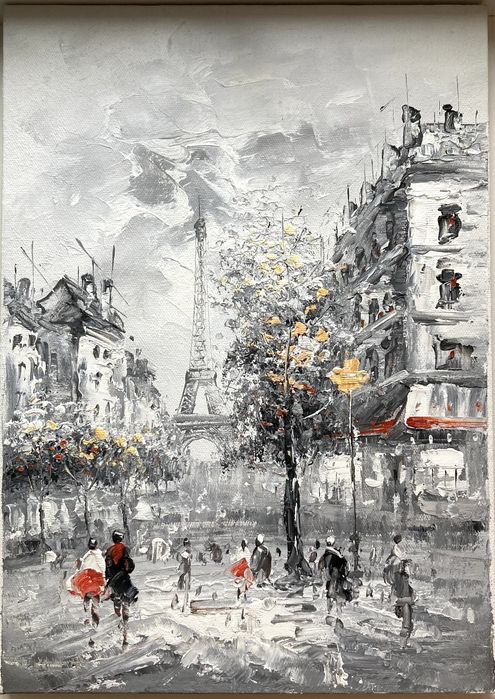 Картина маслом "Париж" Алексей Даньшин (Латвия)