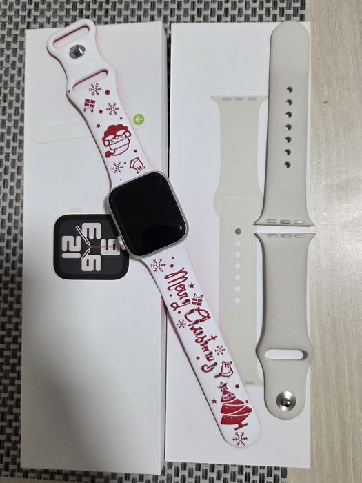 Apple watch SE 2024,GPS,Carcasa starlight Aluminium
