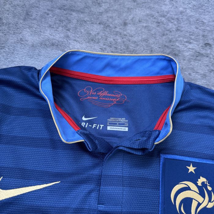 Tricou Fotbal Nike Franța FFF 2012/2013 Dri-FIT Albastru Original Mărimea S