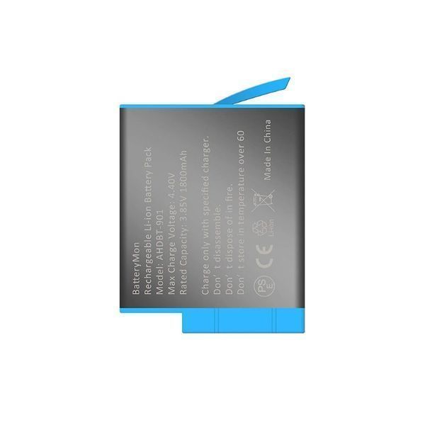 Батерия GARV за GoPro Hero 9/10/11/12 Black, AHDBT-901, 1800mAh