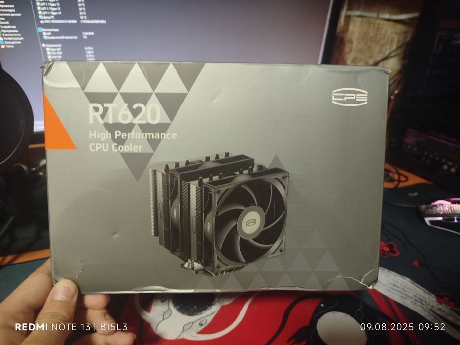 Башенный кулер RT620 TDP: 250 Вт (Новый)