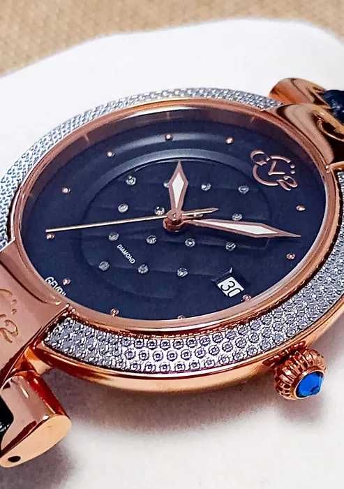 Ceas Gv2 By Gevril 1509-V3 Berletta Diamond Swiss Blue - Femei
