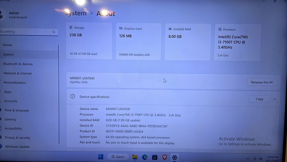 Mini PC Dell Optiplex 3050