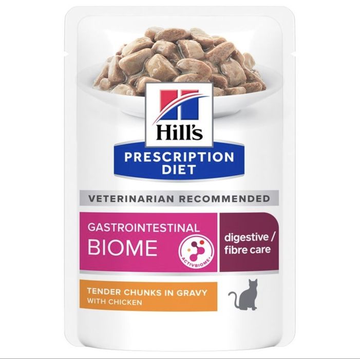 Hill's Gastrointestinal Biome  plicuri mâncare umedă pentru pisici