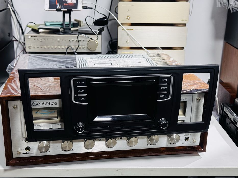 Casetofon/radio/CD/card SD/mufă jack-VW Transporter T6,T5,Caddy IV-OEM