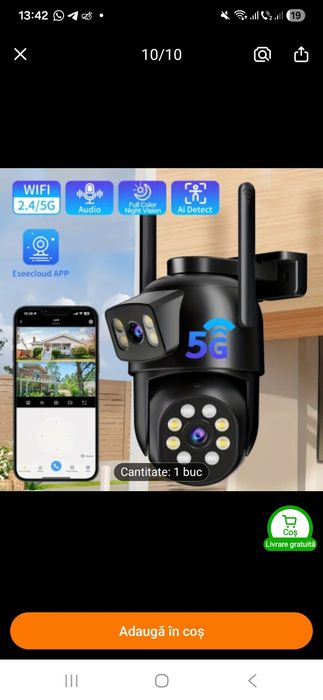 Vand camera de luat vederi 5g wifi