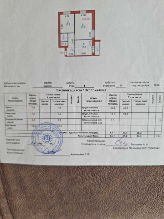 Продажа 2-х комнатной кварт