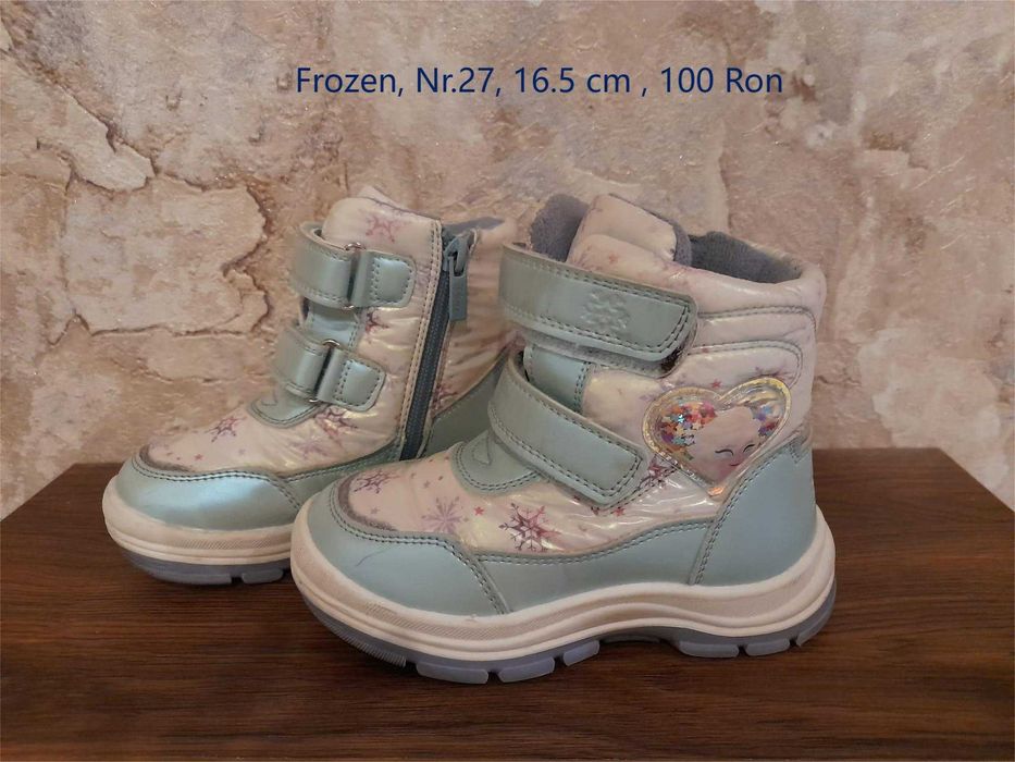 Ghete, botine și cizme de iarnă pentru copii mărimi între 24 și 27