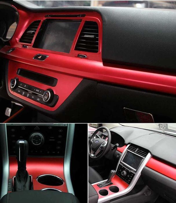 Автомобилно Фолио Червен Мат - 1.52 х 1 метър.