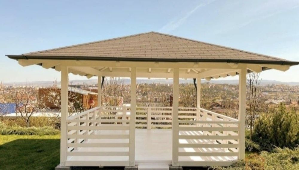 Foisoare , case si terase din structura de lemn de diferite modele si