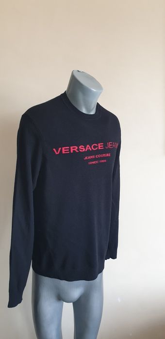 Versace Jeans Couture Cotton Knit / M ОРИГИНАЛ! Мъжки Памучен Пуловер!