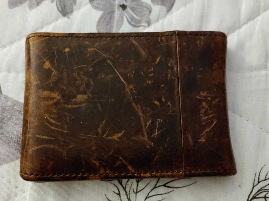 Естествена кожа - cobbler legend за документи и карти