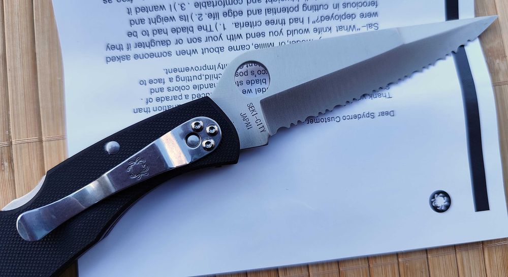Сгъваем нож Spyderco Police 4 /2 /