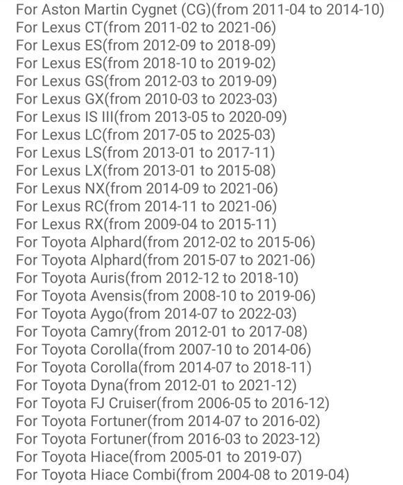 Датчици за налягане в гумите тойота toyota