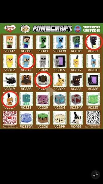 Обмен киндер майнкрафт