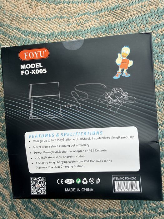Controller cu fir FOYU FO-X005 compatibil PS4, Twin Vibration