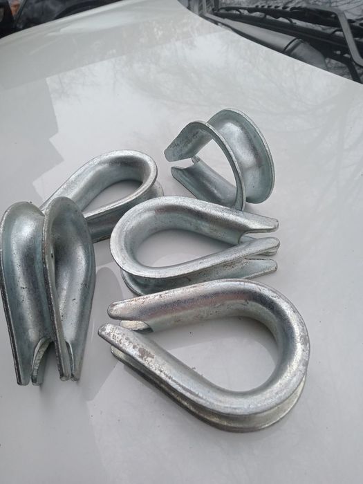 Продаётся коуш оцинкованный для тросса верёвки DlN 6899