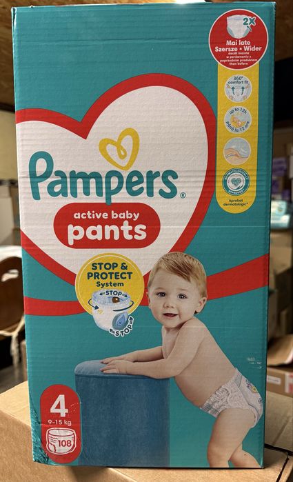 Pampers premium care si active baby 4