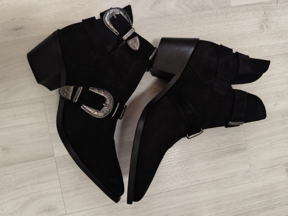 Казачки натуральная замша весна-осень