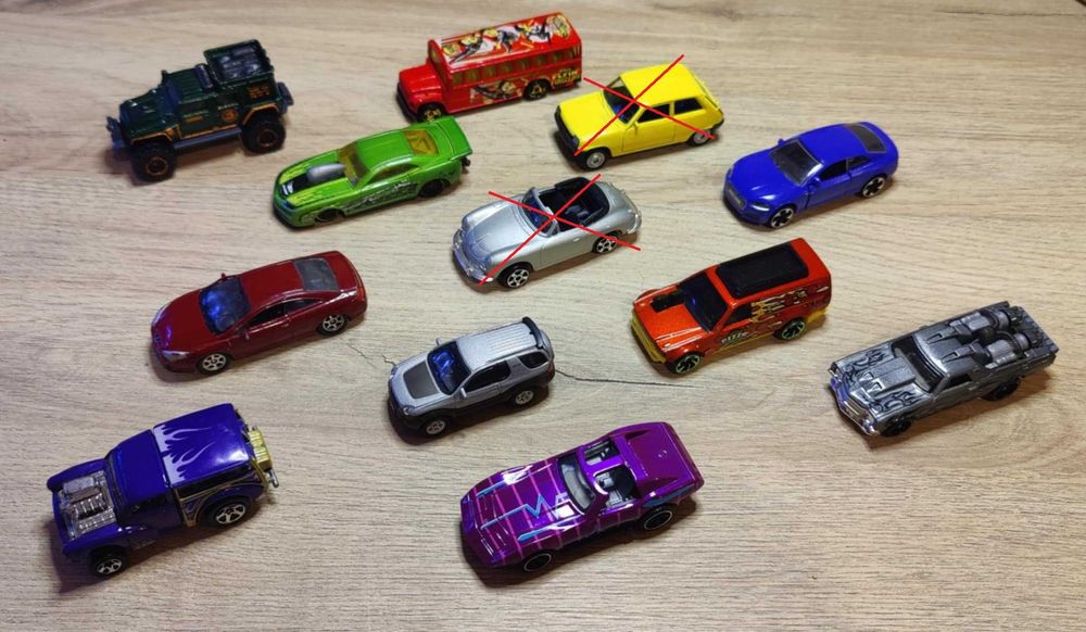 Колички Hot wheels, Matchbox, Majorette и други
