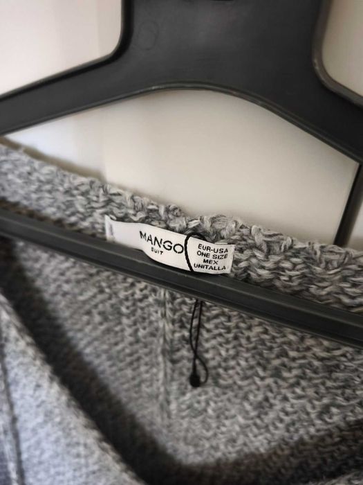 Дамско плетено пончо Манго