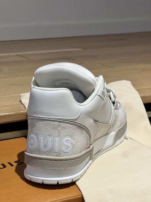 Обувки Louis Vuitton velcro beige 42 ЧИСТО НОВИ