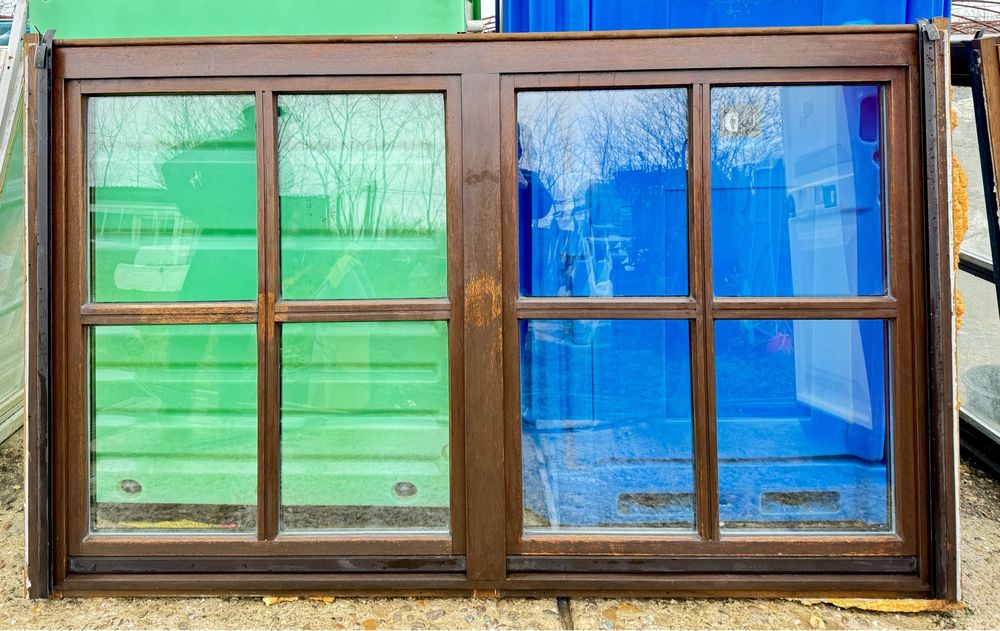 FEREASTRA CASA LEMN Germania geam termopan sprosuri set 7 B GARANTIE