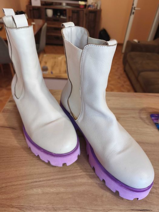 Боти естествена кожа Bianki