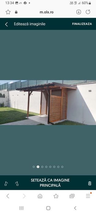 Balansoar (leagan) pergole cabanute