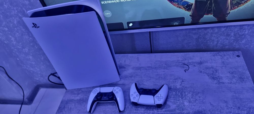 PlayStation 5 Digital ( + 10та игры) Оригинал Джойстик + ДОСТАВКА БЕПУ