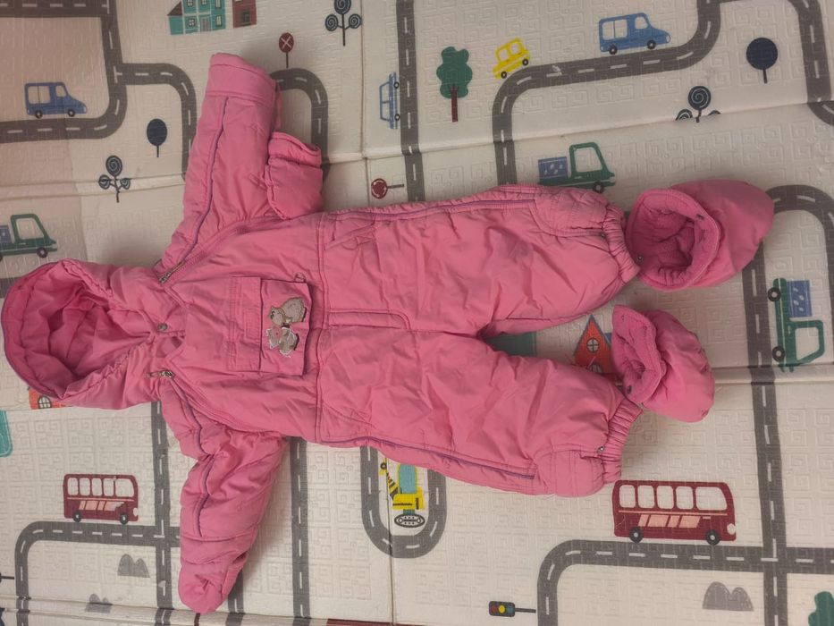 Комбинезон зимний на девочку