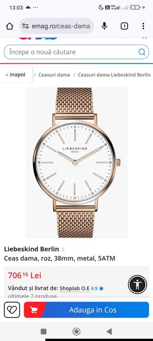 Ceas dama Liebeskind Berlin