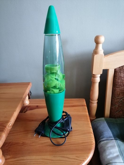 Восъчна зелена лампа