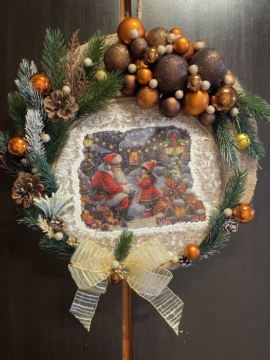 Коледни венци и пана